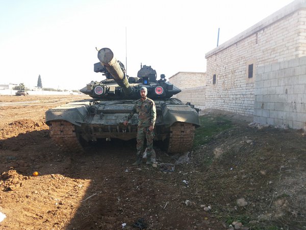 T-90 Shtora uncovered in #Syria 