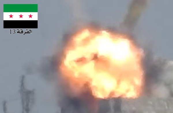 #FSA TOW vs. pro-#Assad Kornet in #KhanTuman, S-W of #Aleppo