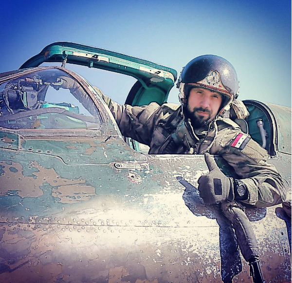 Russian Vlad Korneev in Deir Ez Zor. 1st pic hotel, 2nd pic airport 