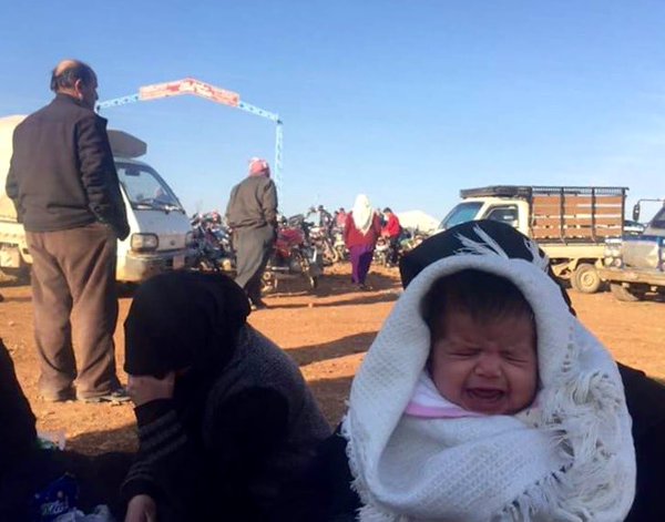 Some of Syrian civilians sought refugee in Robar Camp in YPG controlled Afrin region. Sadly children suffer most