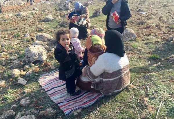 Some of Syrian civilians sought refugee in Robar Camp in #YPG controlled Afrin region. Sadly children suffer most 