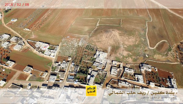 Kiffin village #Aleppo from the drone