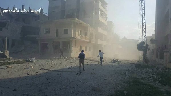 Russia bombed a church in Jisr al-Shughour, Idlib