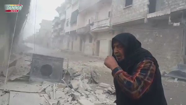 Aftermath of rebel shelling of YPG controlled Sheikh Maqsood in Aleppo 