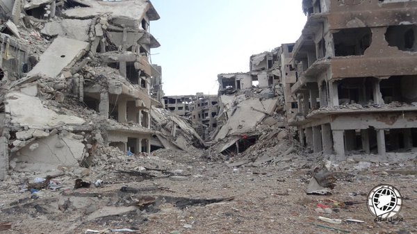 Damascus suburb Daraya completely destroyed