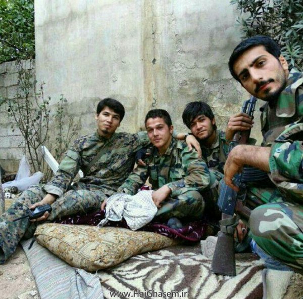 Four Afghan fighters part of the IRGC Fatimiyoun Brigade recently killed in Syria 