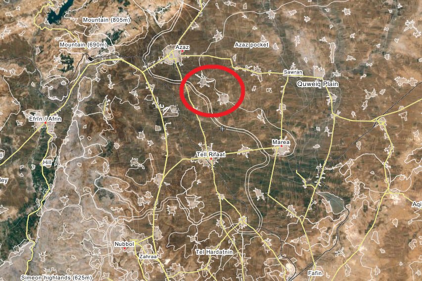 The towns IS lost overnight [Kafr Kalbin and Kaljibrin] in northern Aleppo