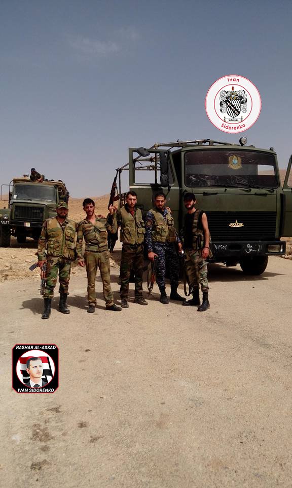 Men of the Special Forces Regiment 41, Battalion 406 Heading to Aleppo