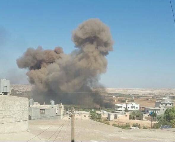Репортер \Аль-Джазіри\ Ібрагім Аль-Омар був убитий в Терманіні, Ідліб, де російські ВПС знищили колону бензовозів 