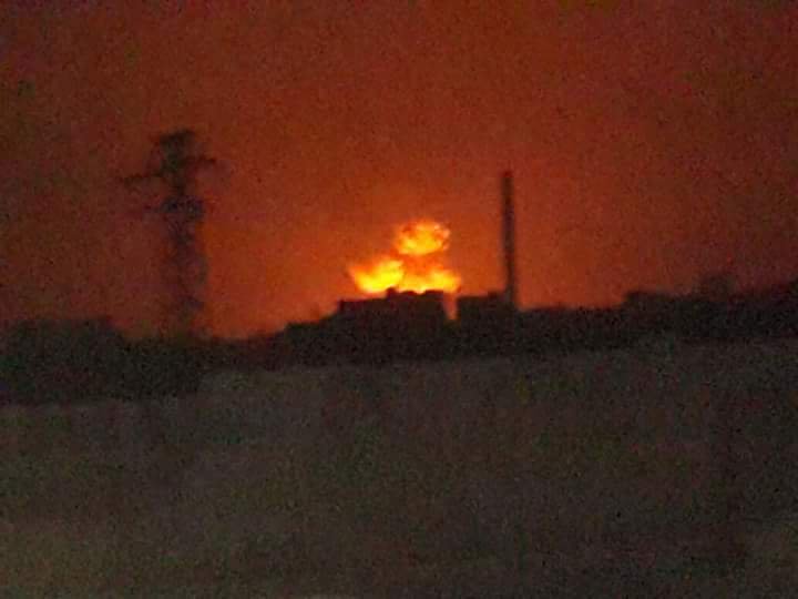 More than 10 explosions at Assad’s defence factories in Aleppo, massive explosions seen  and  heard miles away