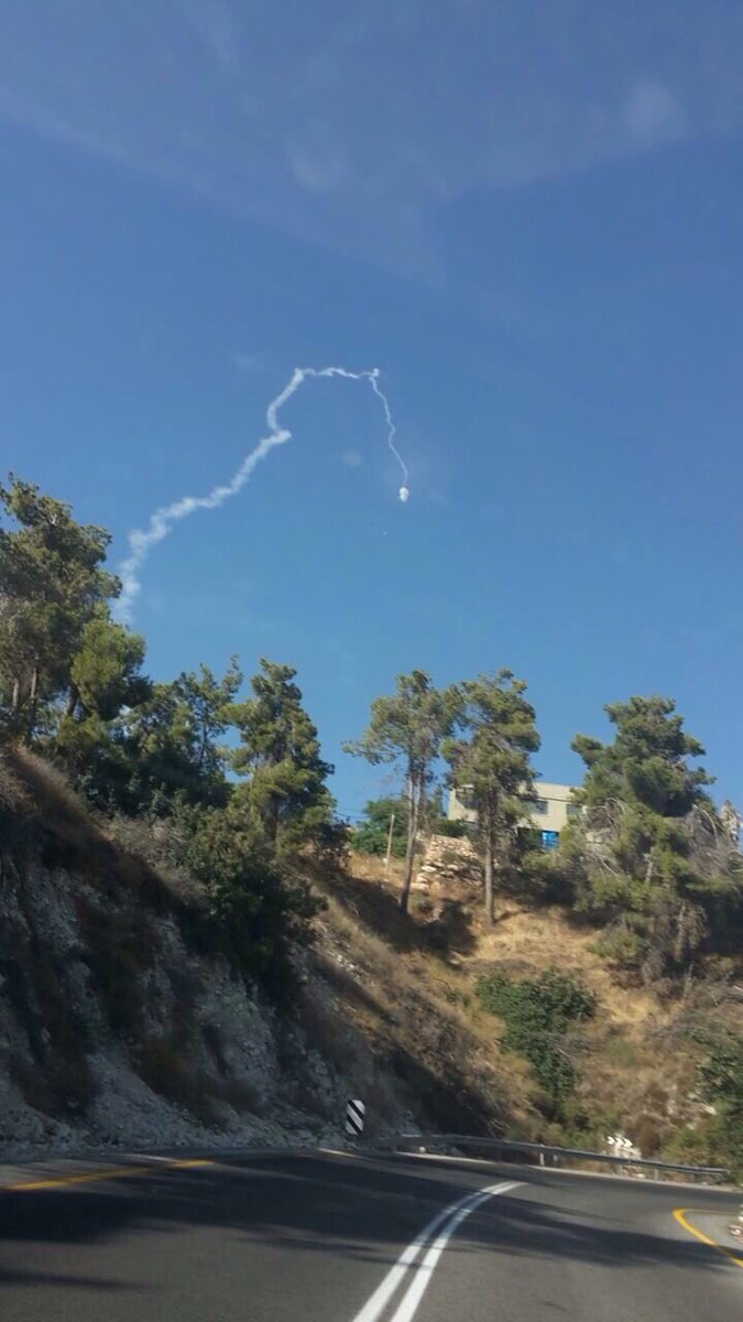 Patriot Missile Defense System intercepted a drone launched from Syria at Israel, not a missile.  