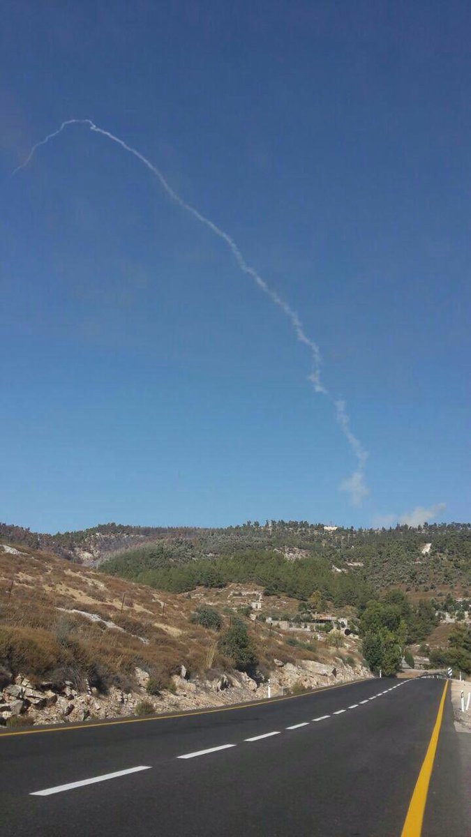 Patriot Missile Defense System intercepted a drone launched from Syria at Israel, not a missile.  