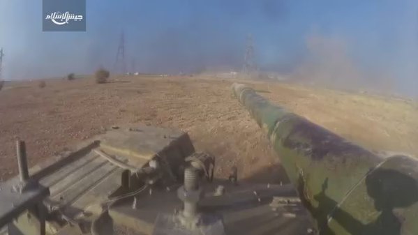 Jaish al Islam T-62 in South Aleppo