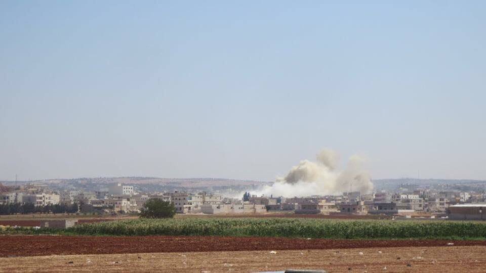 Aircrafts also hit Batabo west of Atarib