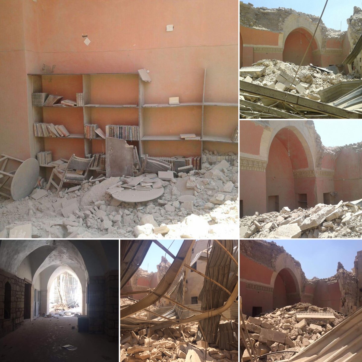 Syria: The Waraqa cultural centre meant to preserve Aleppo’s heritage was destroyed by Russia/Assad airstrikes  