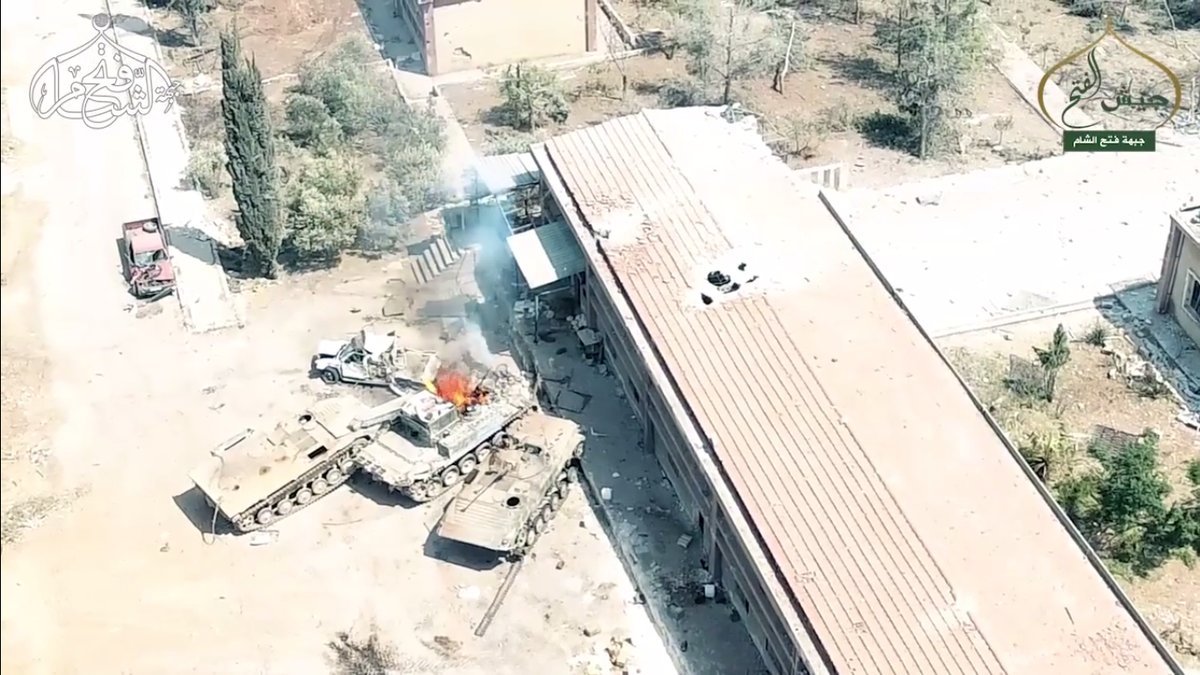 The recovery of the damaged BMP-2 at the Technical College resulted in the further loss of an AMB-S and a BREM-1 ARV  