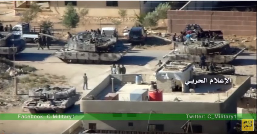 Syrian army deployed uparmored T-72s  and  one Shilka to support its operations in Khan Al-Sheih pocket.  