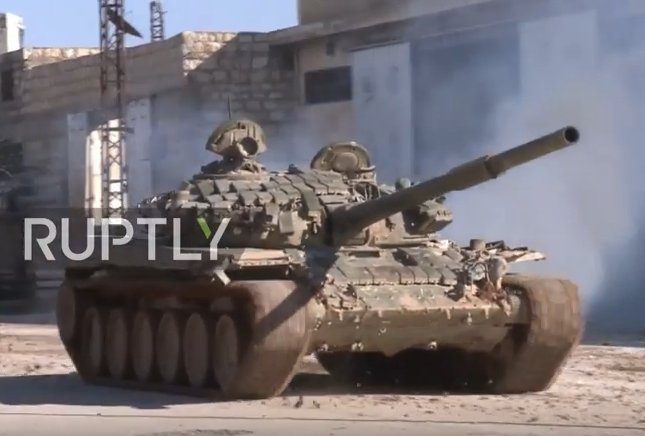 Pictures: SAA T-72AV and T-62 tanks in East Aleppo.  