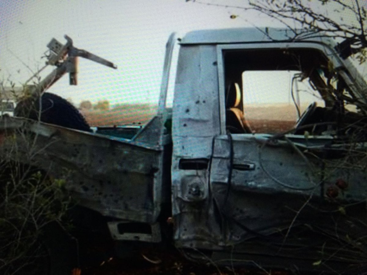 Along with Azraq village, 2nd Airstrikes targeted TR troops in Dana, and simultaneous artillery assaults as well 