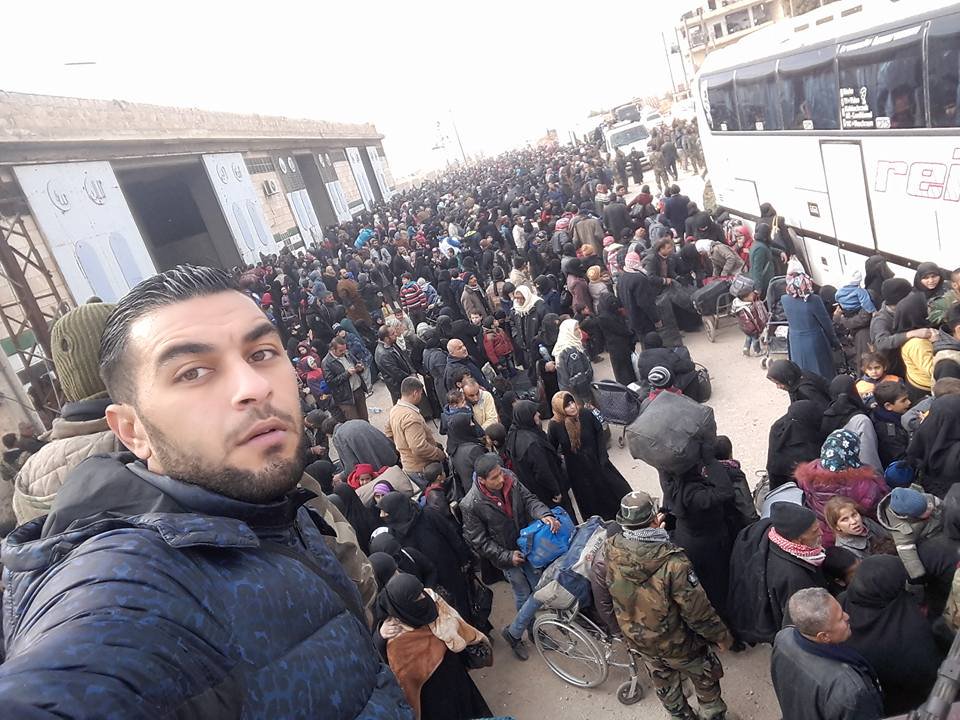 Large number of civilians continues to exit Eastern Aleppo via government controlled areas