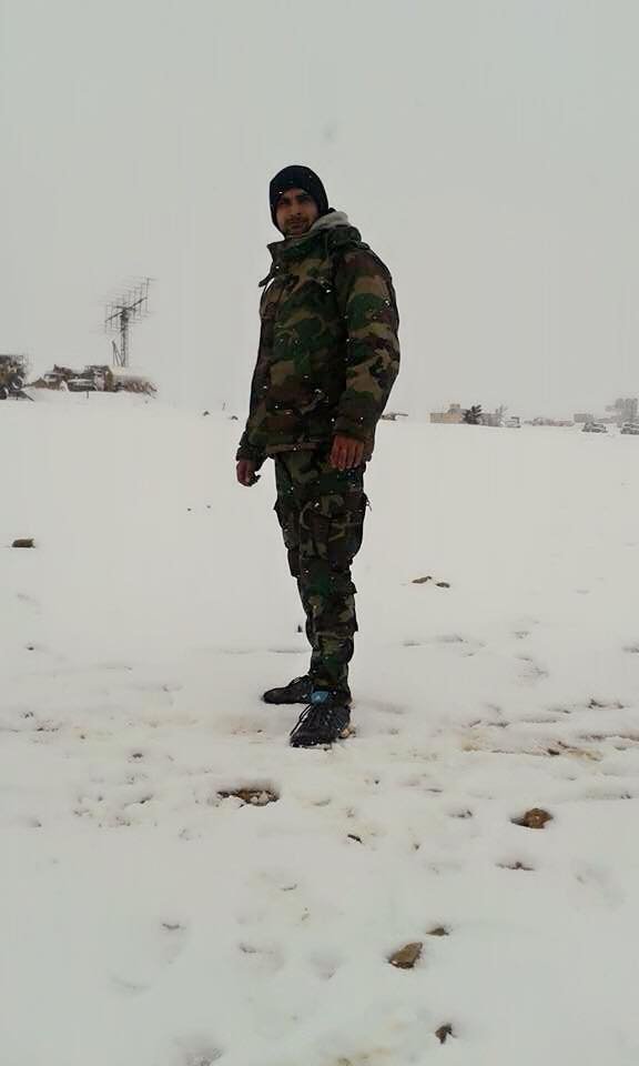 Syrian Army and Syrian Republican Guard defending T4 Airbase and the outskirts in Southeastern Homs CS from Daesh today 