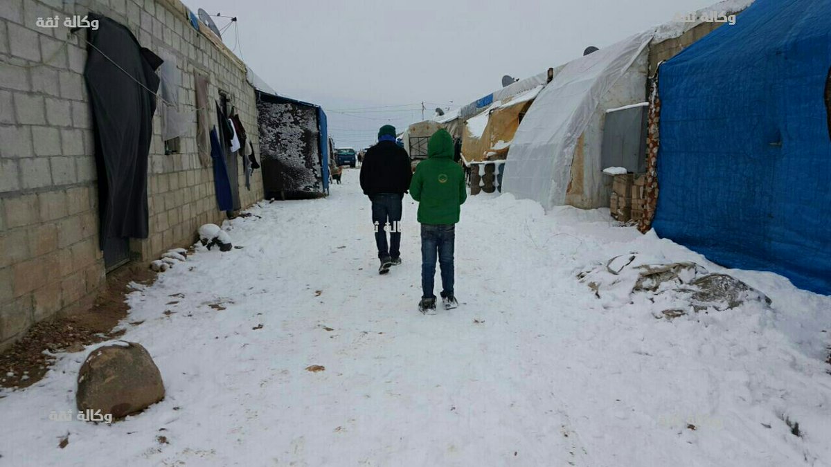 Photos: Refugees camps in the north countryside of Aleppo.