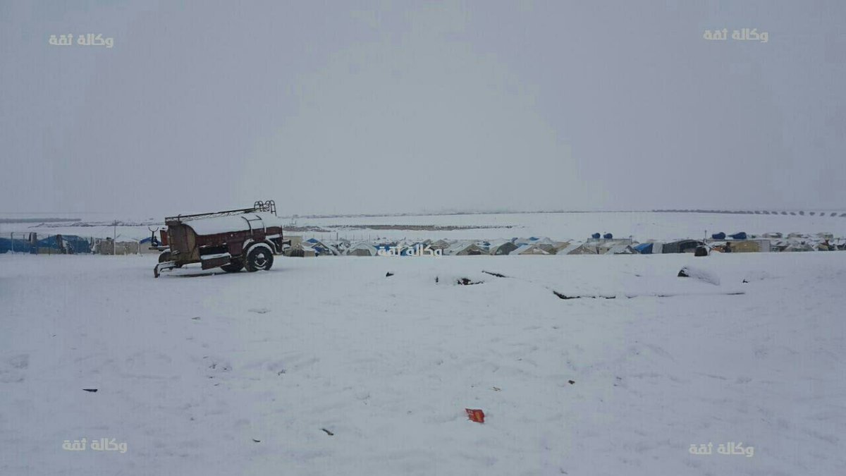 Photos: Refugees camps in the north countryside of Aleppo.