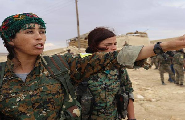 Mahmudle front, SDF liberated village Himaryan and surrounded Vilage Bir Sana