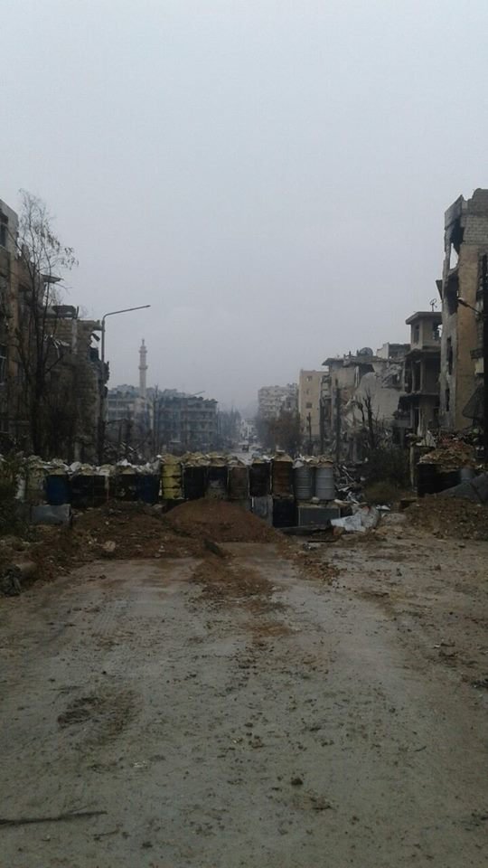 Aleppo: repairment at the neighborhoods of AlAnsari, AlZebdieh, Saif AlDawla in East Aleppo  