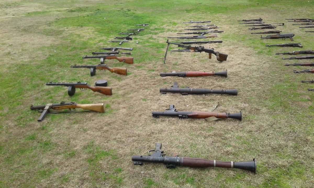 Mukhabarat in al-Ghab Plain arrests cell  and  confiscates weapons/ammunition which were being smuggled to fighters in north Hama/south Idlib  