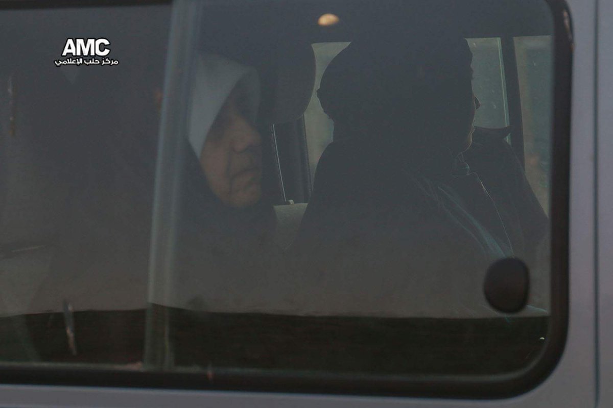 Extraction of 55 detainees of women and children in an exchange of prisoners between the SAA and the rebels this afternoon