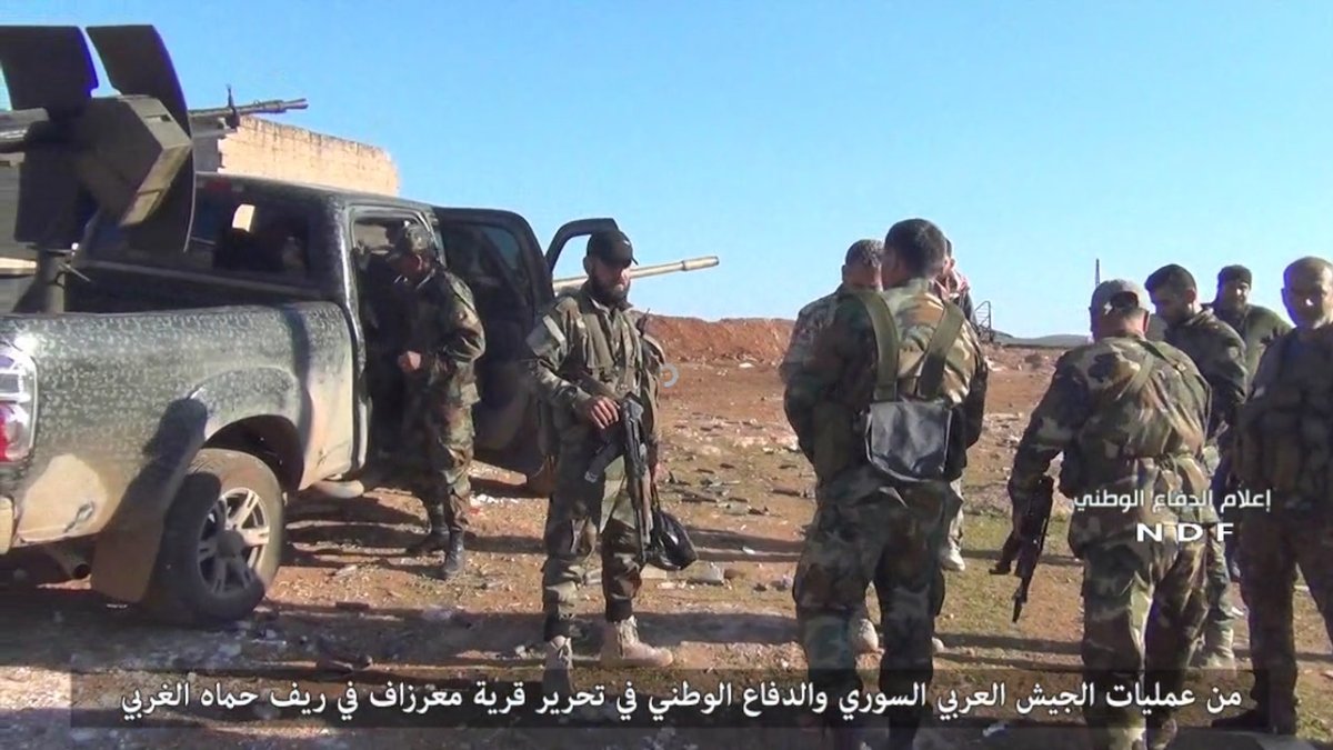 Some scenes from Ma'arzaf offensive  