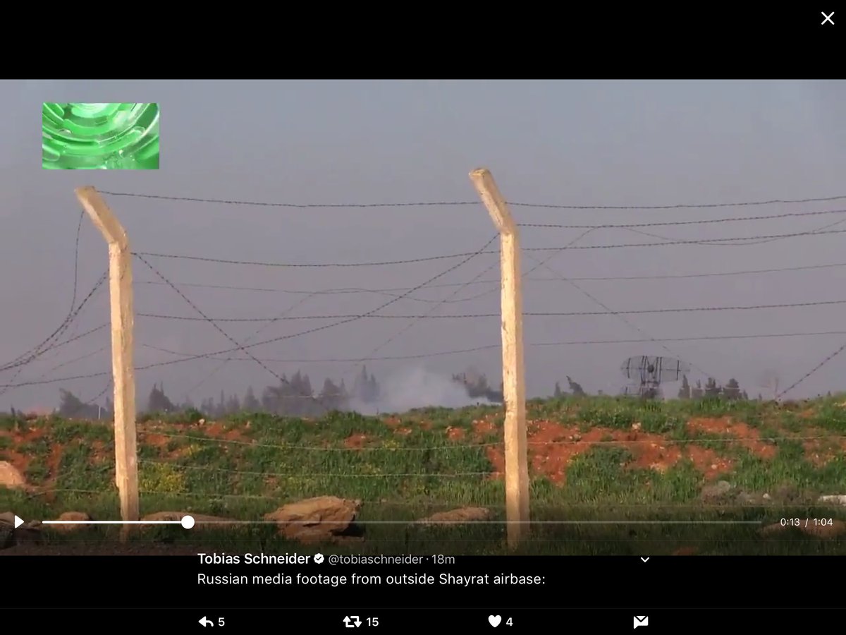 Looks like one radar and one 2K12 Kub (SA-6) emplacement survived the Tomahawks  