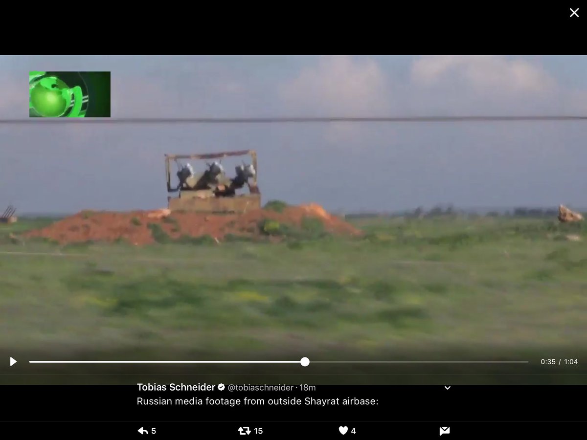 Looks like one radar and one 2K12 Kub (SA-6) emplacement survived the Tomahawks  