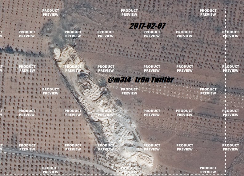 Turkey developed a new military base East of Bza'a, Syria, facing SAA forces (probably 'HISAR' Air Def deployed)  