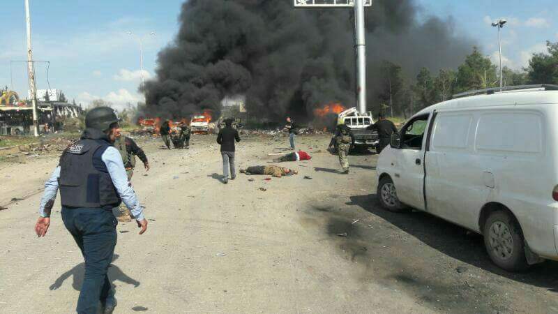 VBIED near Aleppo: many civilians wounded 