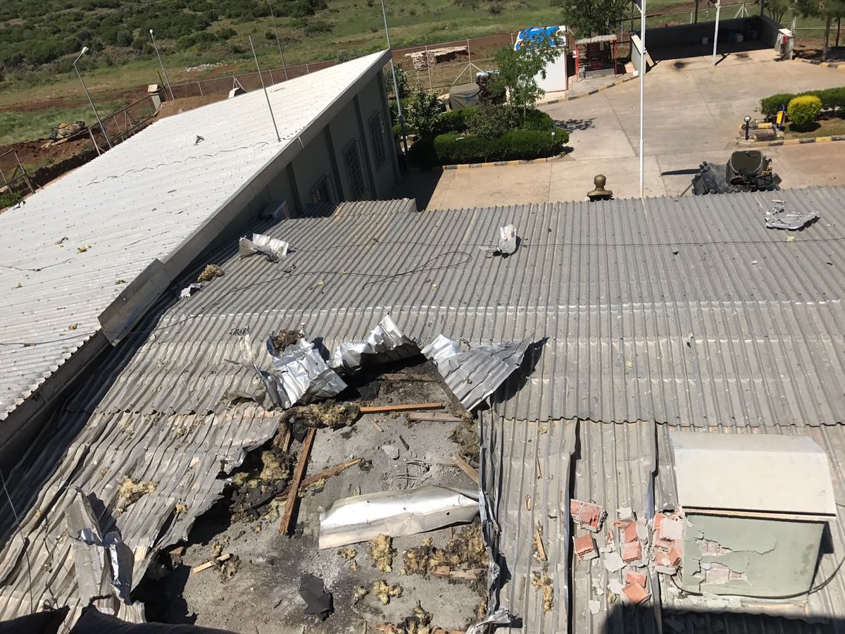YPG attacked with mortars Turkey's gendermerie building in Hatay