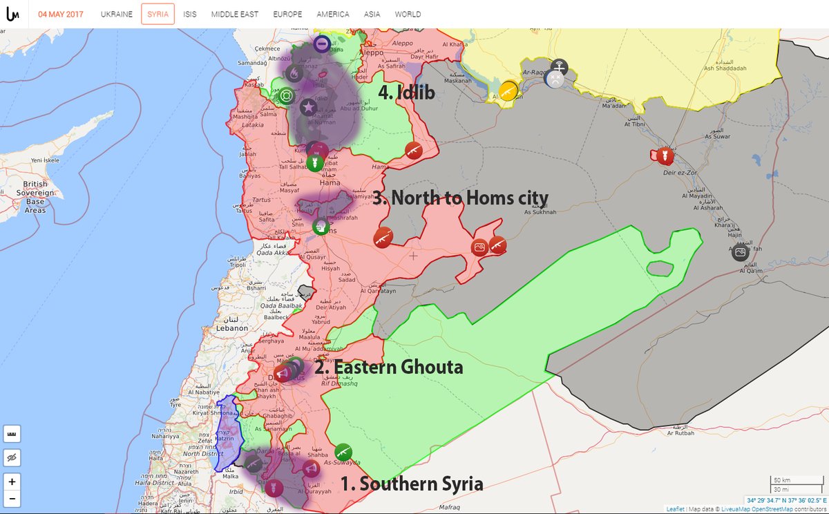 In Astana: Russia, Iran and Turkey signed memorandum on 4 safety zones in Syria  