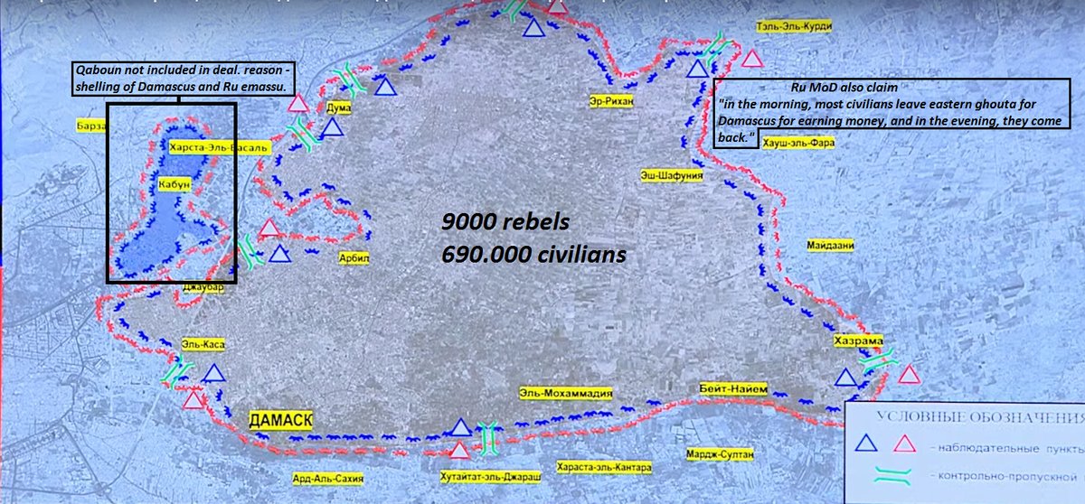 Numbers of rebels according to the Russian Minister of Defense. Total: 41.500 - 14.500 in Idlib, Hama, Aleppo and Latakia - 3000 in Rastan pocket (northern Homs) - 9000 in east-Ghouta - 15.000 in South Front  