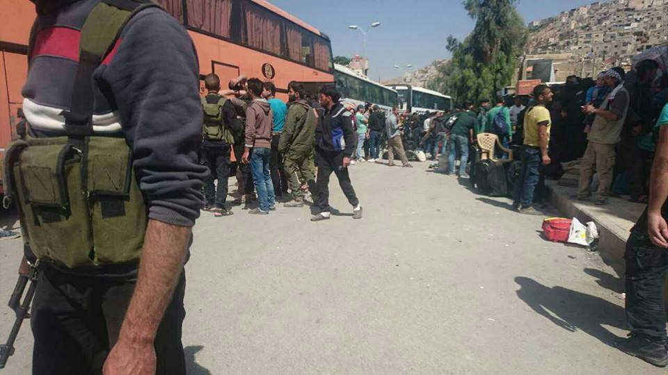 East Damascus: forced evacuation of Rebels and civilians from Barzeh started