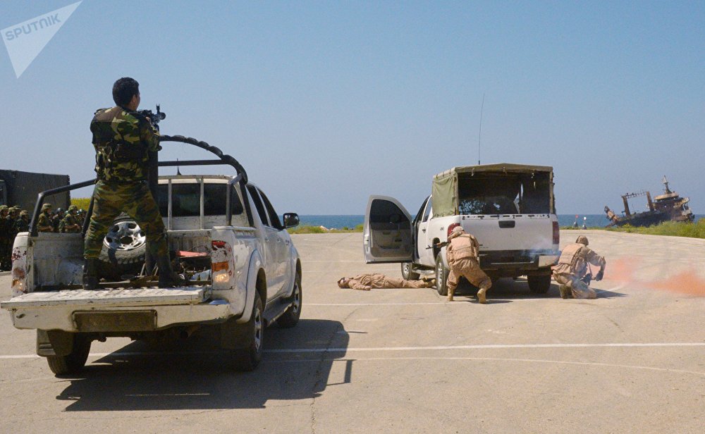 Russian And Syrian Marines Joint Training In Tartus Naval Base Map Of