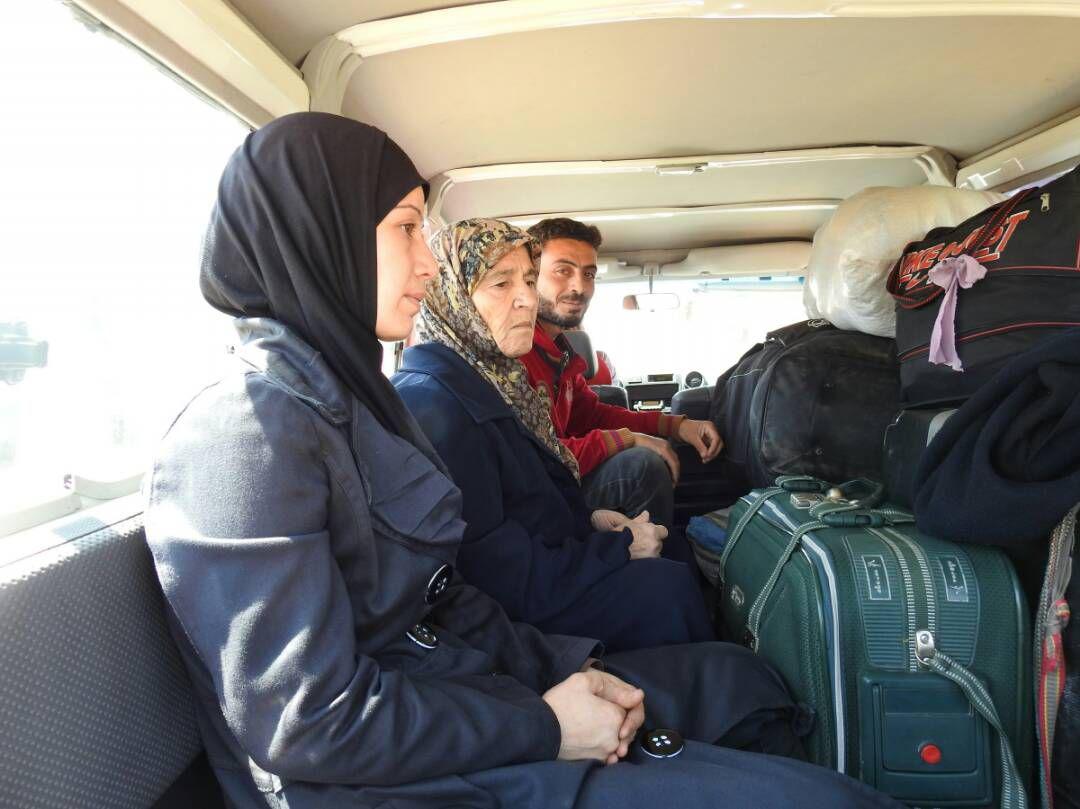 Several kids and families left Fuah-Kefraya today and arrived in government held areas.  