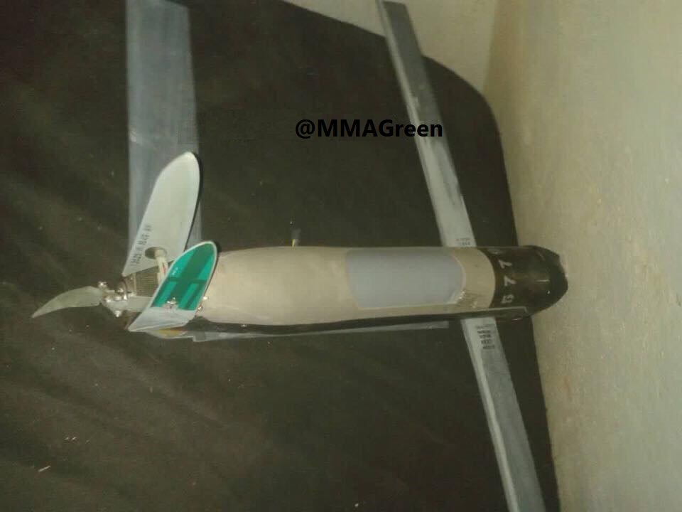 3 US Army Switchblade drones launched rebels were shot down by the Syrian Army in Eastern Sweida Countryside today  