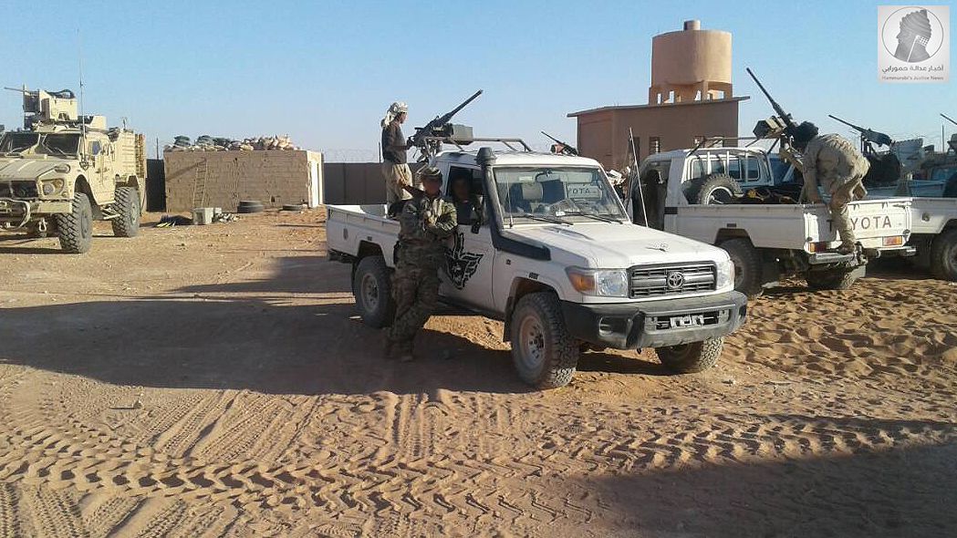 US Forces with MaT set up a new garrison