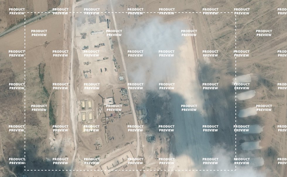 United States airbase still under constriction, 35 km south of Kobani, Syria. Imagery: 06 May 2017  