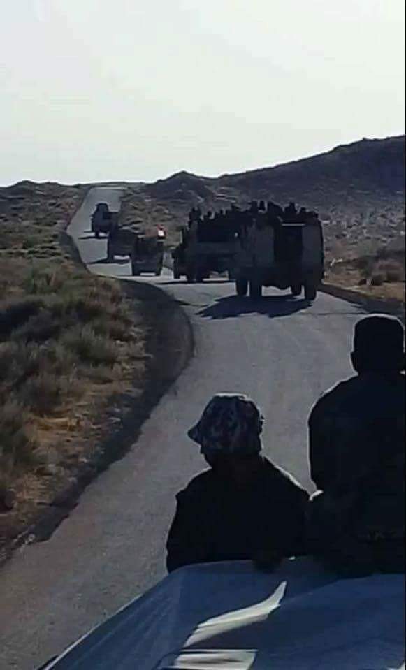South Syria: Palestine Liberation Army sent reinforcements to SE. Damascus desert to back government offensive vs FSA.  