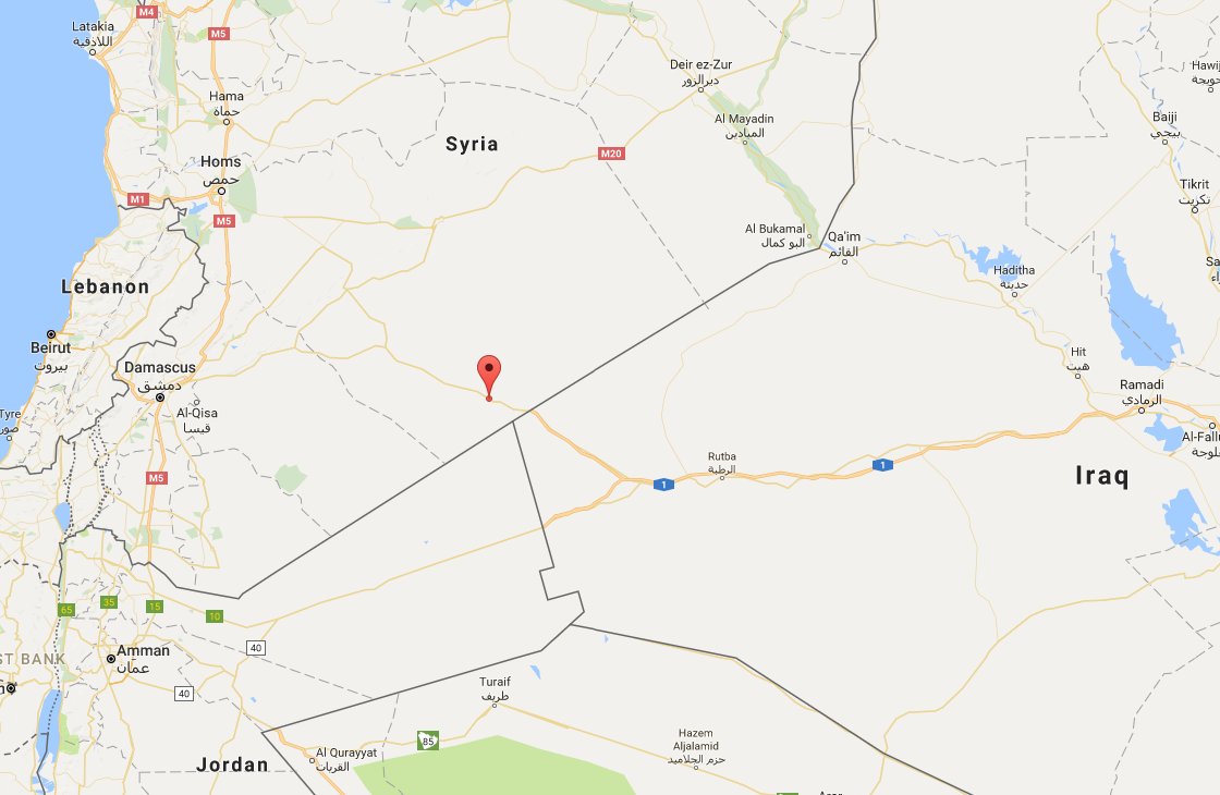 New satellite images (June 2017) show US developing a military outpost inside Syria near the border with Jordan 