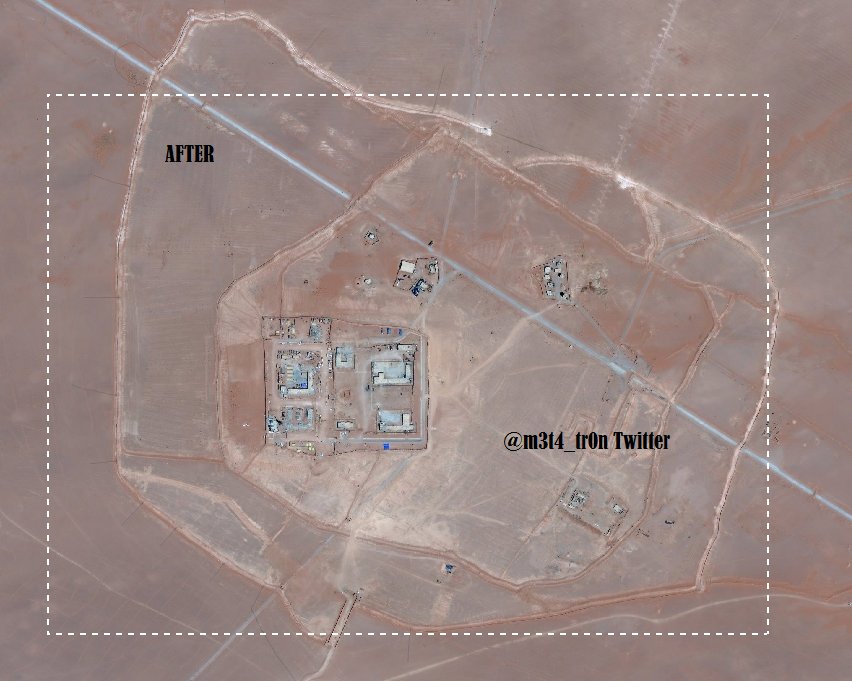 New satellite images (June 2017) show US developing a military outpost inside Syria near the border with Jordan 
