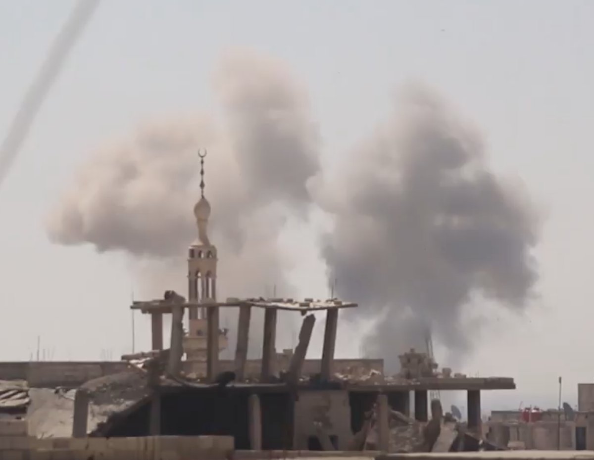 FASi bombardeó Damasco y Ghouta Oriental hoy