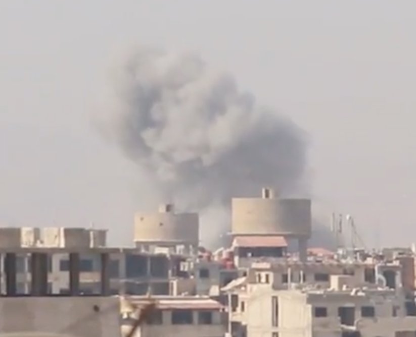FASi bombardeó Damasco y Ghouta Oriental hoy